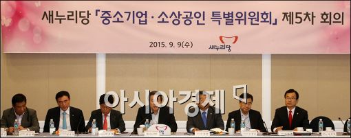 [포토]중소기업인 만나는 김무성 대표