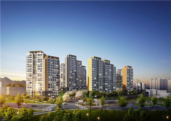 'e편한세상 신금호' 1순위 청약 마감…평균 26.15대 1