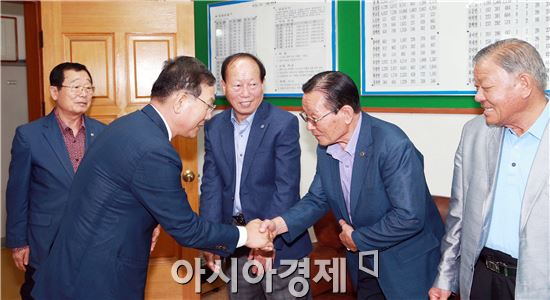 장만채 전남도교육감, 추석 맞이 사회복지시설 위문·격려 