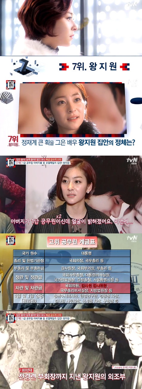 양지원 집안. 사진=tvN '명단공개2015' 방송화면 캡처