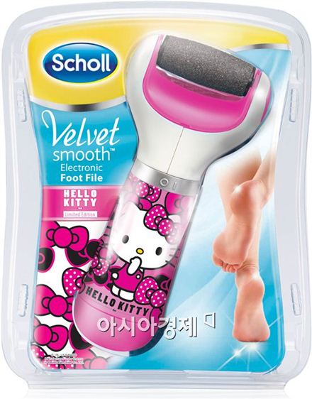 "헬로키티가 떴다"…숄, 발 각질관리기 2종 출시