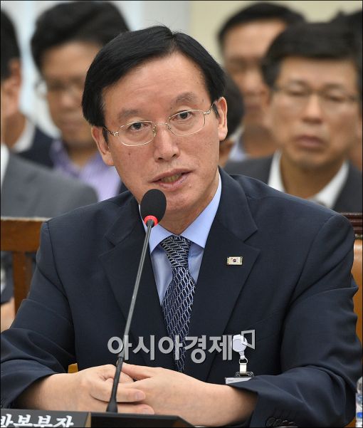 [포토]답변하는 조송래 중앙소방본부장