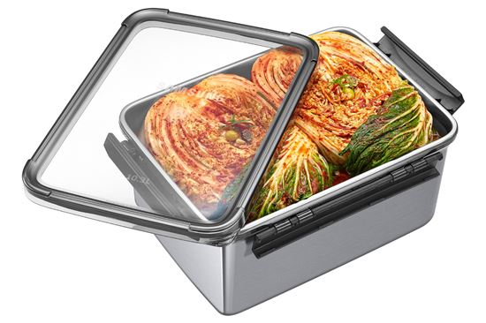 스테인리스 소재로 제작돼 냉기를 오래 보존해 주는 메탈쿨링김치통 (사진제공 : 삼성전자)
