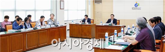 [포토]광주시 동구, 도시재생선도지역 용역 중간보고회