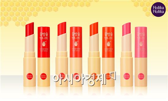 홀리카홀리카, 꿀방울 틴트 스틱 4종 출시 