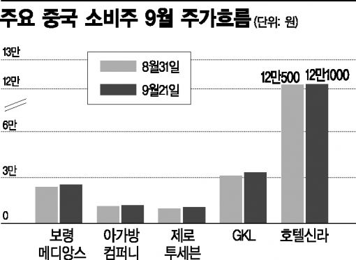 웰컴백 요우커, 설레는 소비株