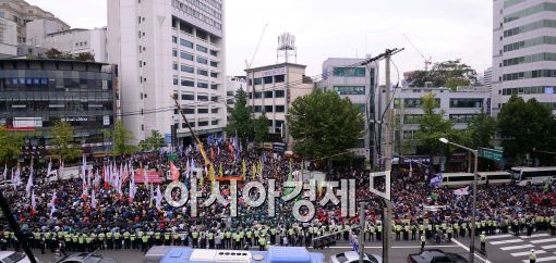 [포토]민주노총 총파업 집회