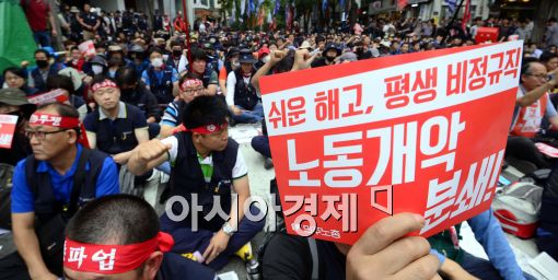 [포토]'노동개악 분쇄!'