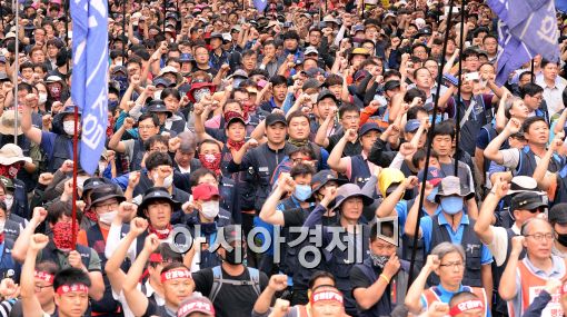 [포토]민주노총, '노동개악 분쇄'