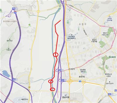 성남 탄천로·심곡로 7㎞구간 10월부터 '주·정차' 못한다