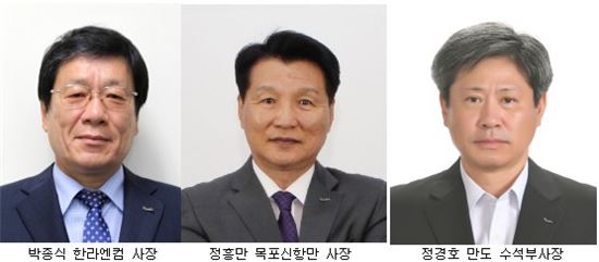 한라그룹, 박종식·정흥만 사장 정경호 수석부사장 승진