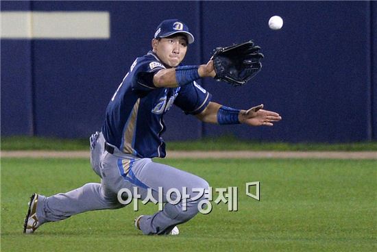 [포토]나성범, '나이스 캐치!'