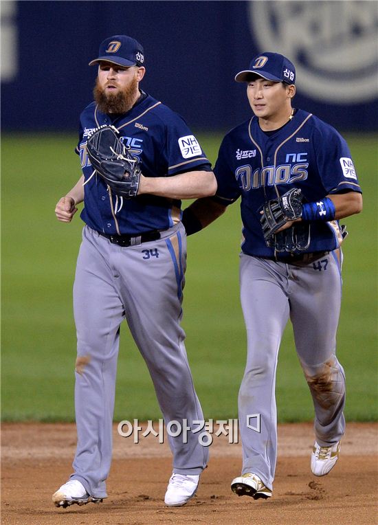 [포토]해커-나성범, '만점 활약'