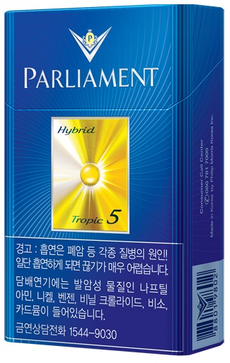 필립모리스, 캡슐 제품 '팔리아멘트 하이브리드 트로픽5' 출시