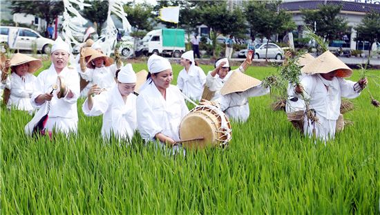 광주 북구 용전농악회, 지역대표로 한국민속예술 축제 참가