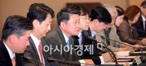 [포토]TPP전략포럼에서 모두발언하는 김학도 통상교섭실장
