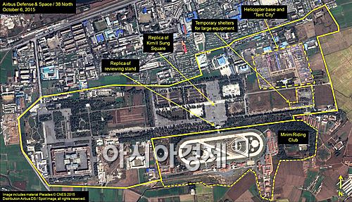 북한의 대규모 열병식 ‘5년전 열병식’과 비교해보니