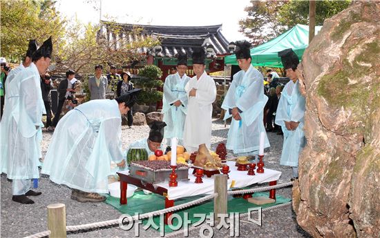 [포토]광주시 북구,충효동 왕버들 기원제