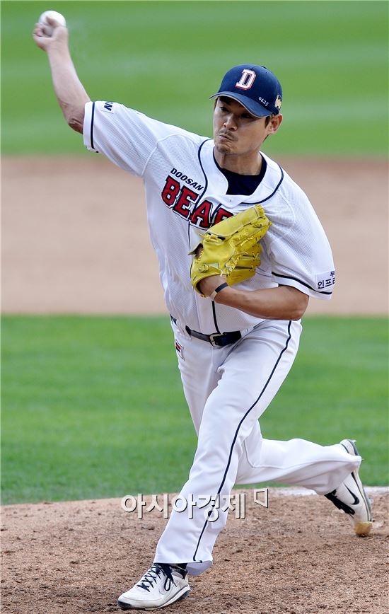 [포토]역투하는 두산 노경은