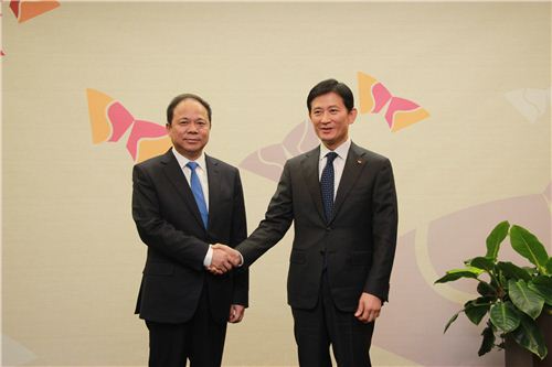 차화엽 SK종화 사장, 中 우한시장과 면담…"협력관계 확인"