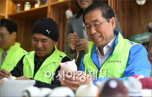 [포토]일자리 확충위해 현장으로 나간 박원순 시장