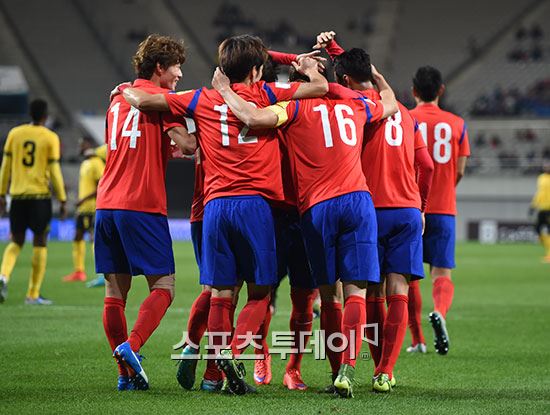  한국, 3-0으로 자메이카에 완승