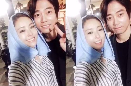 이다희, 테이와 다정한 투샷 "진정한 발라드 황제"