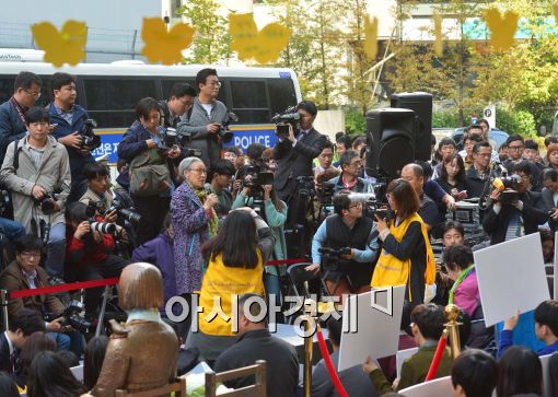 [포토]자유발언하는 김복동 할머니 