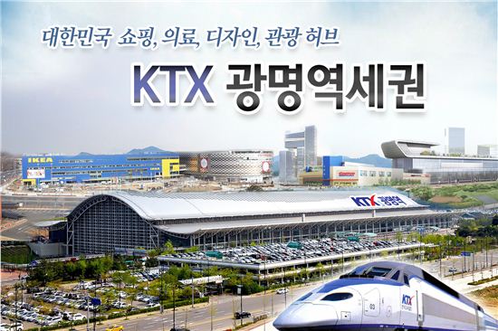 광명시가 KTX광명역세권에 국내 3번재로 도심공항터미널을 유치하는데 성공했다. 시는 2016년말까지 공항터미널을 완공한다는 계획이다.