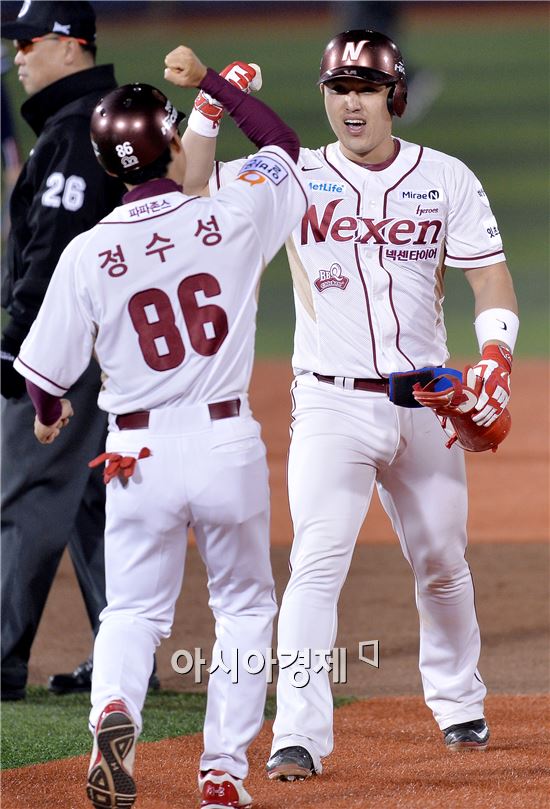 [포토]박동원, '2타점으로 역전시켰어요'