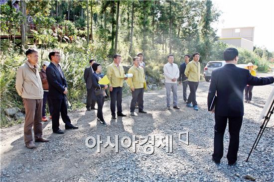 장흥군의회, 군민의 소리 듣기 위해 사업현장 방문