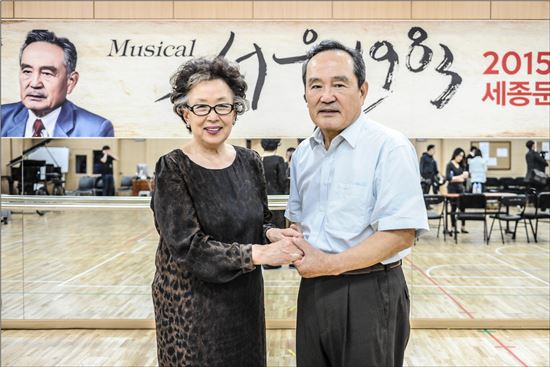 [피플] 뮤지컬 '서울 1983' 나문희와 박인환