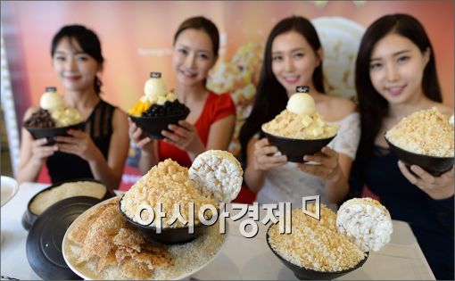 [포토]설빙, 우리쌀로 만든 '누룽지설빙' 출시