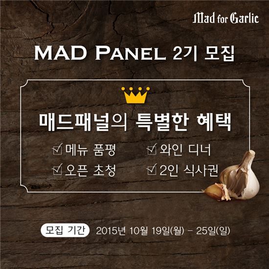 매드포갈릭, 매드패널 2기 모집