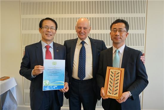 한국공항공사, 2015 그린 월드 어워드 은상 수상
