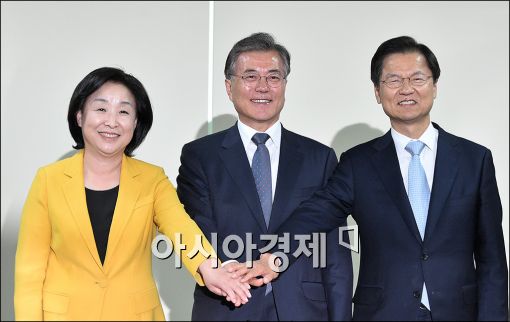 [포토]역사교과서 국정화 저지 '3자회동'