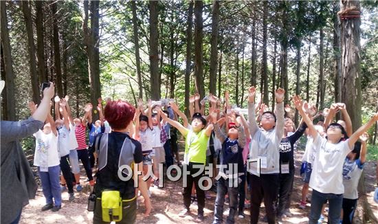 장흥군, 치유의 숲에서 한방아토피 희망키움 캠프 개최