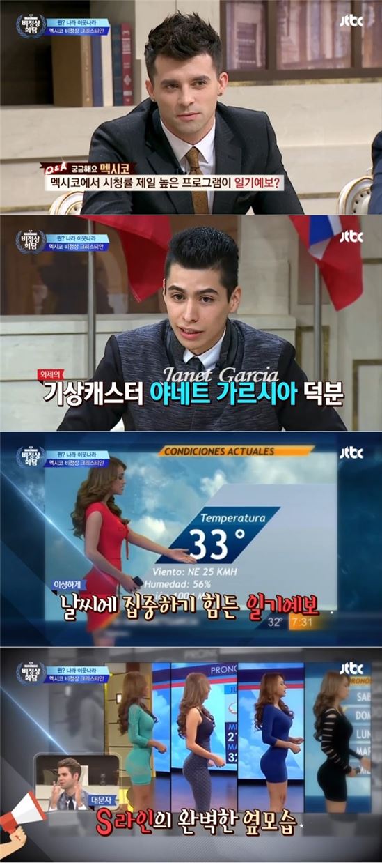 일기예보를 시청률 1위로 만든 '야네트 가르시아'의 비결은 육감적인 몸매?