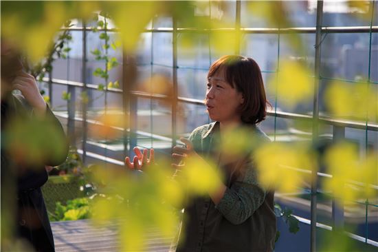 홍대텃밭다리의 박정자씨
