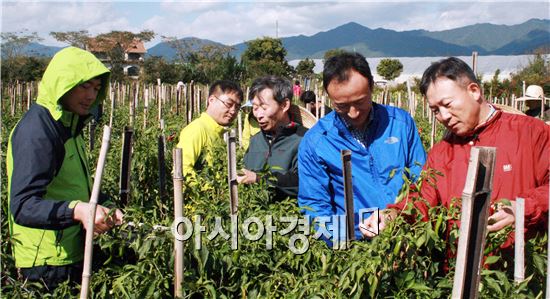 수확철 부족일손, 농협 구례교육원이 함께합니다