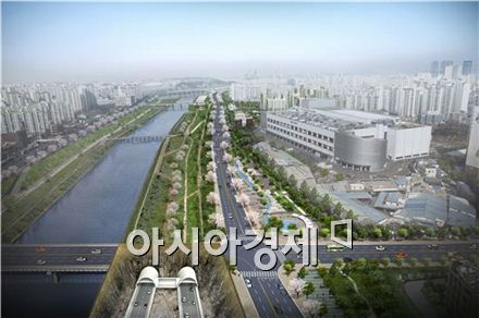 ▲서부간선지하도로 완공 후 일반도로화 될 서부간선도로(자료=서울시)