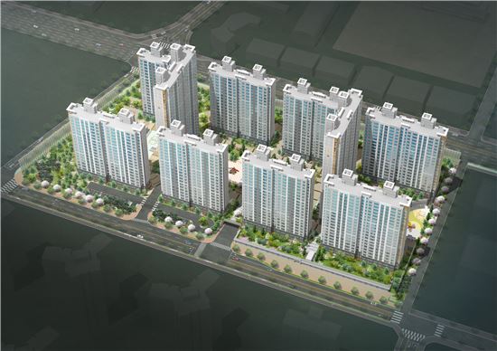 행정타운 아파트, 분양 시장 보증수표로 뜬다