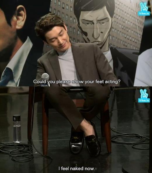 '내부자들' 조승우, '발목 섹시하다'는 말에 "벌거 벗은 기분"