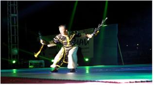칠지도 검무 시범