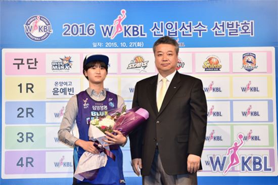 [WKBL 신인 드래프트] 1순위 윤예빈 삼성생명 行…신재영·이민지 신한 유니폼