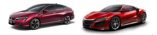 All New FCV9왼쪽)와 All New NSX(오른쪽)>

