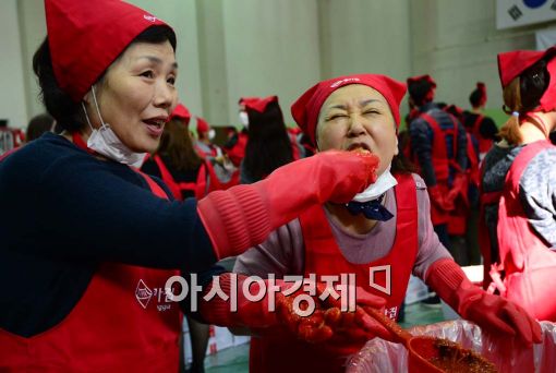 [포토]'김장도 식후경' 