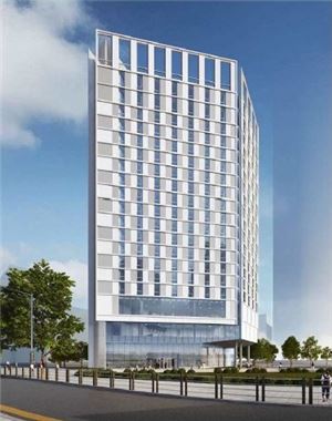 서울 삼성동 168-6번지 일대에 짓는 19층 높이 관광숙박시설 조감도.