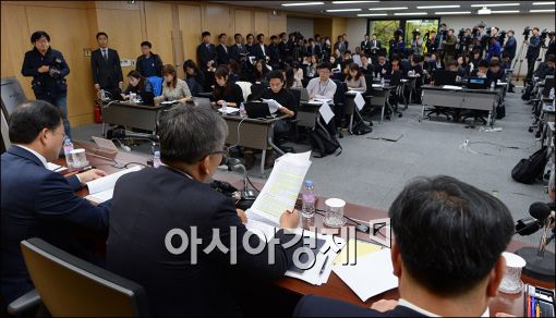 [포토]산은 '대우조선해양 경영정상화 발표'