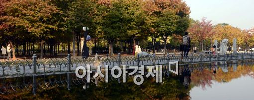 [포토]'단풍 연못'